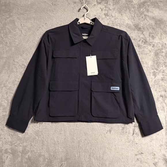 Halfdays Nan Field Jacket Navy Blue XL Hiking Gorpcore Trail Utility Cargo Women - Picture 3 of 13